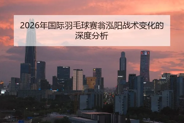 2026年国际羽毛球赛翁泓阳战术变化的深度分析