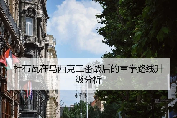 杜布瓦在乌西克二番战后的重拳路线升级分析